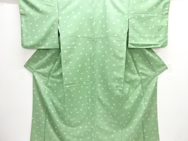 花模様小紋着物